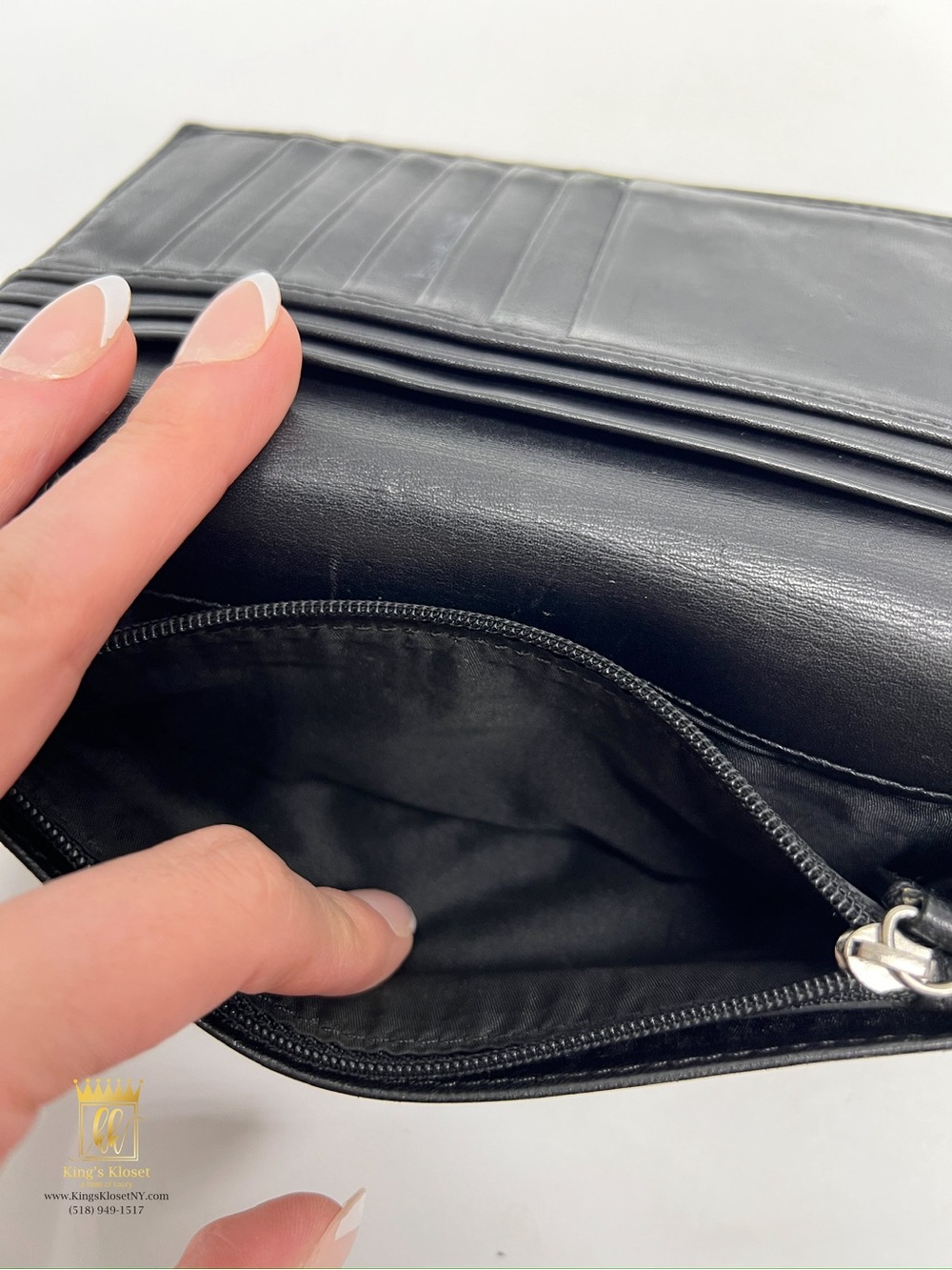 Coach Embossed Leather Wallet - Picture 8 of 11